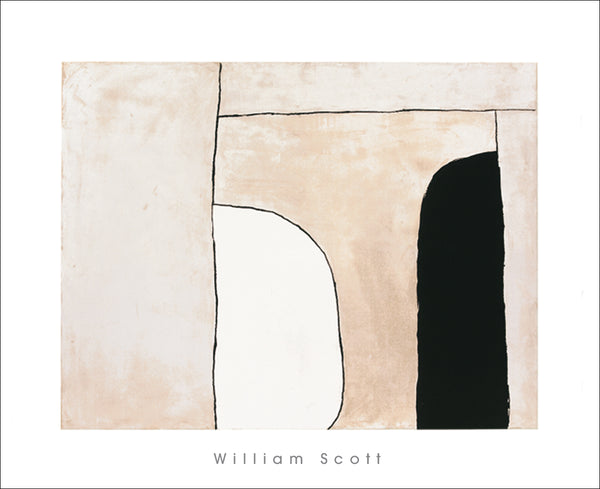 Way in, 1963 by William Scott - 28 X 36 Inches (Silkscreen / Sérigraphie)