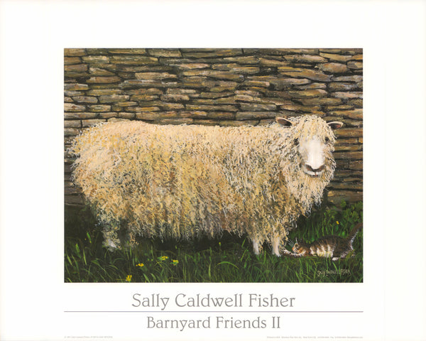 Barnyard Friends II by Sally Caldwell Fisher - 16 X 20 Inches (Art Print)