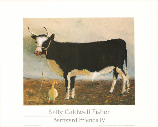 Barnyard Friends IV by Sally Caldwell Fisher - 16 X 20 Inches (Art Print)