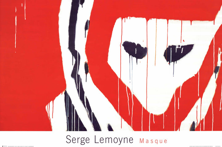 Masque (Dryden), 1974 by Serge Lemoyne - 36 X 56 Inches (Art Print)