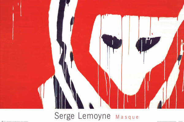 Masque (Dryden), 1975 by Serge Lemoyne - 36 X 56 Inches (Art Print)