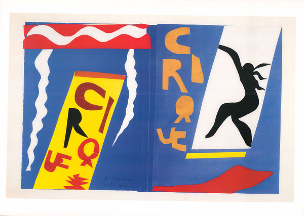 Cirque, 1946 by Henri Matisse - 20 X 28 Inches (Offset Lithograph)