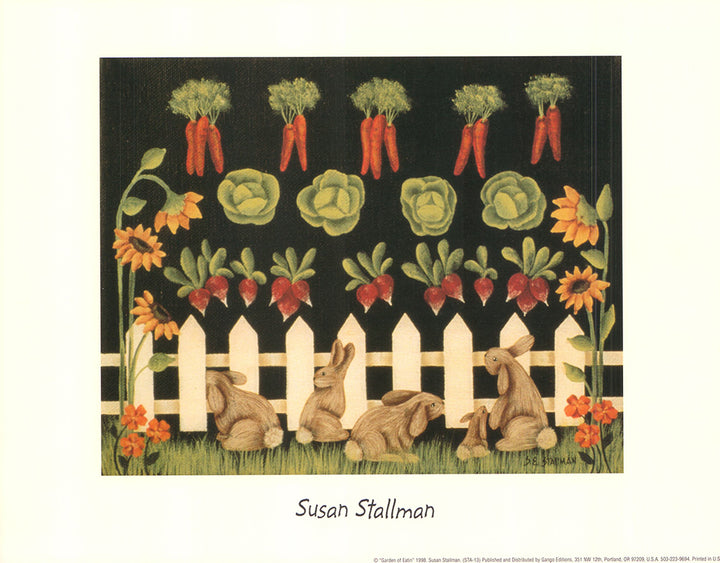 Garden of Eating, 1998 by Susan Stallman - 11 X 14 Inches (Art Print)