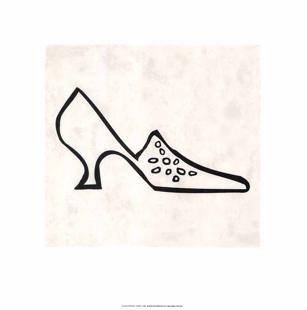 Shoe, 1999 by Allan Stevens - 20 X 20 Inches (Silkscreen / Sérigraphie)
