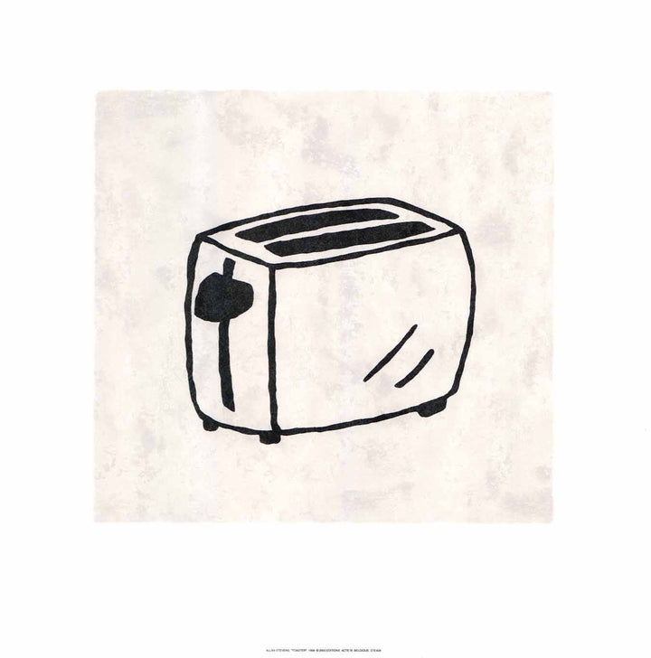 Toaster, 1999 by Allan Stevens - 20 X 20 Inches (Silkscreen / Sérigraphie)