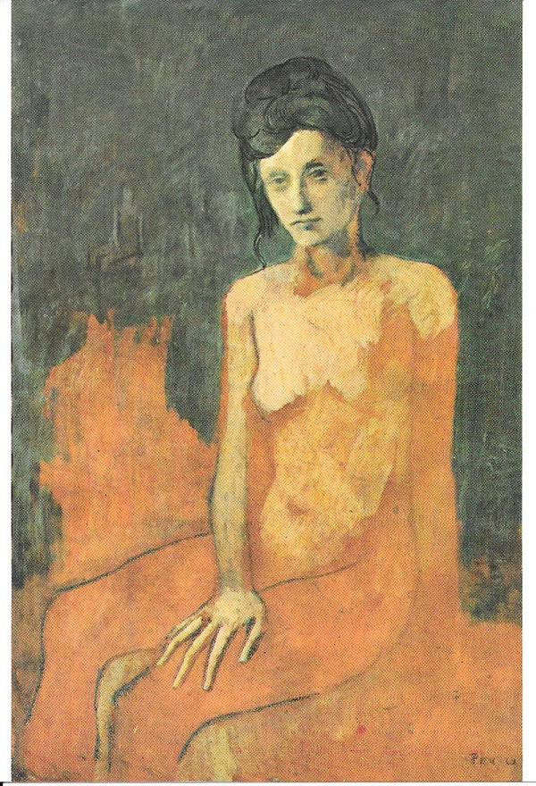 Seated Nude by Pablo Picasso - 4 X 6 Inches (10 Postcards)