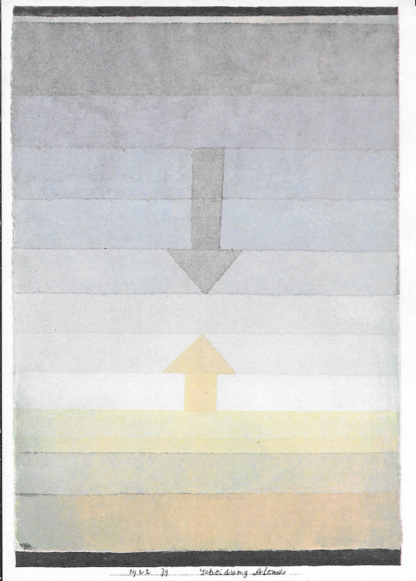 Separated at Night by Paul Klee - 4 X 6 Inches (10 Postcards)