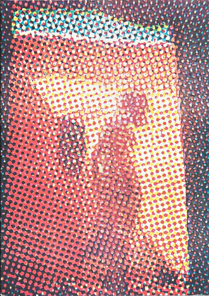 Silhouette et trame Électronique by Alain Jacquet - 4 X 6 Inches (10 Postcards)