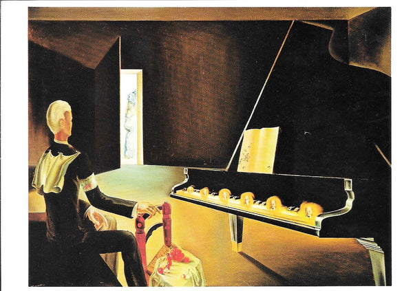 Six Apparitions of Lenin on a Piano by Salvador Dali - 4 X 6 Inches (10 Postcards)