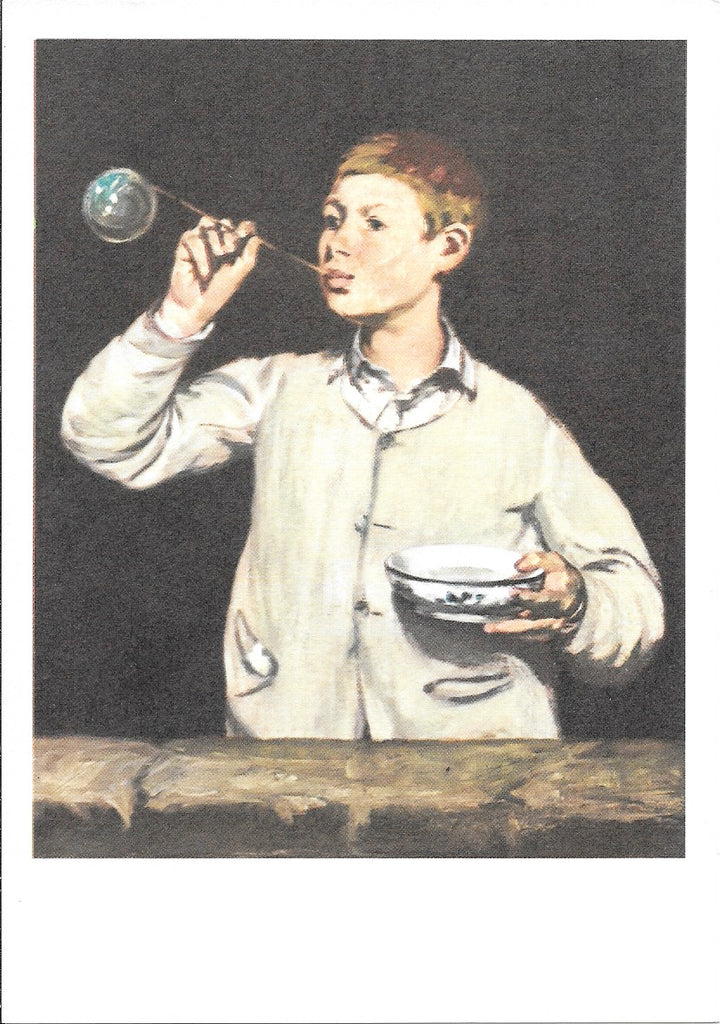 Soap Bubbles, 1867 by Edouard Manet - 4 X 6 Inches (10 Postcards)