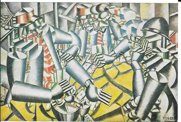 Soldiers Playing Cards by Fernand Léger - 4 X 6 Inches (10 Postcards)