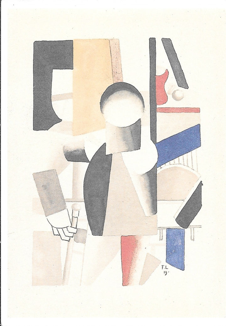 Study for "the Three Comrades" by Fernand Léger - 4 X 6 Inches (10 Postcards)