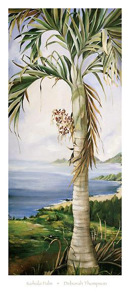 Kohala Palm by Deborah Thompson - 10 X 23 Inches (Art Print)