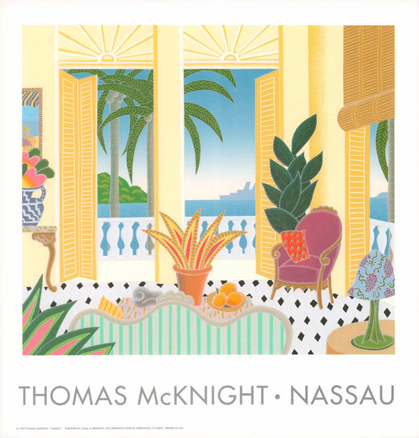 Nassau, 1995 by Thomas McKnight - 11 X 12 Inches (Art Print)