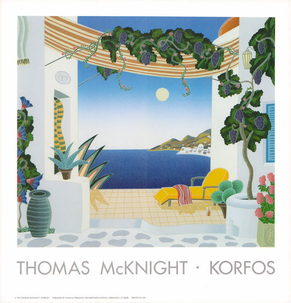 Korfos, 1993 by Thomas McKnight - 11 X 12 Inches (Art Print)