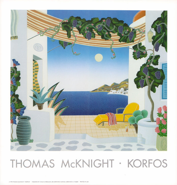 Korfos, 1993 by Thomas McKnight - 11 X 12 Inches (Art Print)
