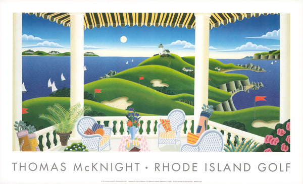 Rhode Island Golf, 1995 by Thomas McKnight - 11 X 18 Inches (Art Print)