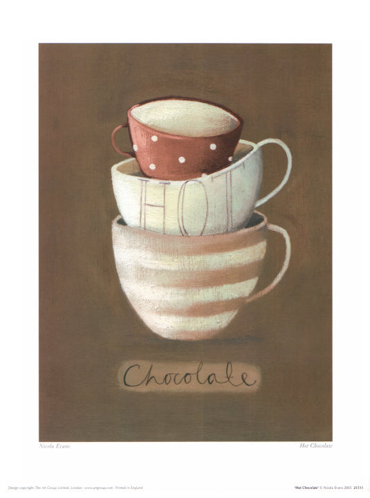Hot Chocolate by Nicola Evans - 12 X 16 Inches (Art Print).