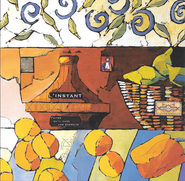 Tagine and Oranges by Corinne Bouthau - 6 X 6 Inches (10 Postcards)