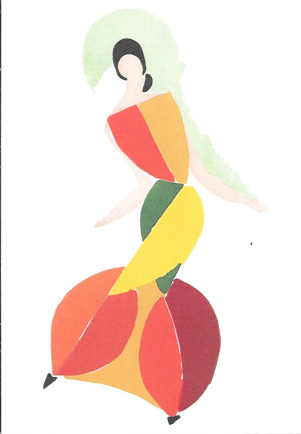 "Tango" pour Carnaval de Rio, 1928 by Sonia Delaunay - 4 X 6 Inches (10 Postcards)