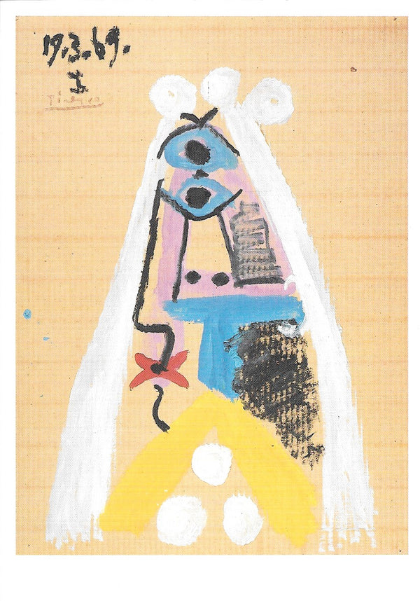 The Bride, 1969 by Pablo Picasso - 4 X 6 Inches (10 Postcards)