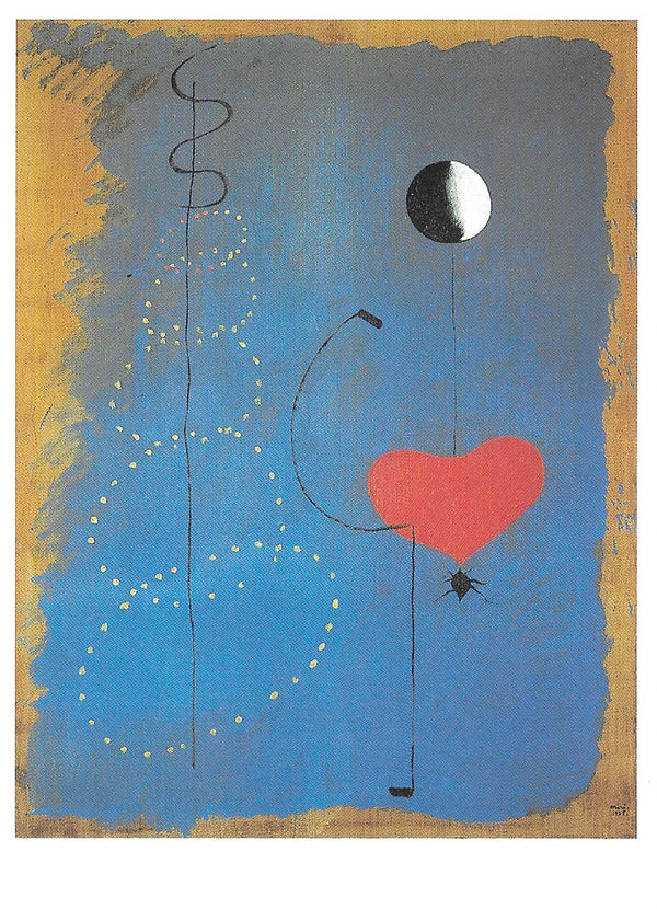 The Dancer II, 1925 by Joan Miro - 4 X 6 Inches (10 Postcards)