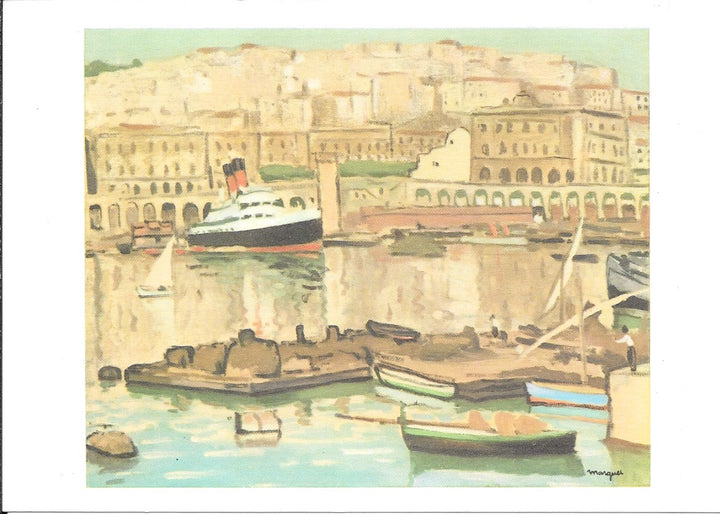 The Harbour of Algiers from the Môle by Albert Marquet - 4 X 6 Inches (10 Postcards)