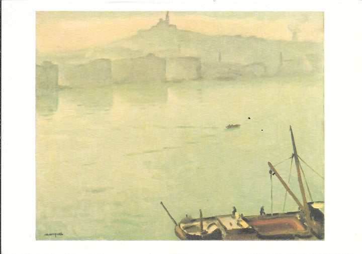 The Harbour of Marseille by Albert Marquet - 4 X 6 Inches (10 Postcards)