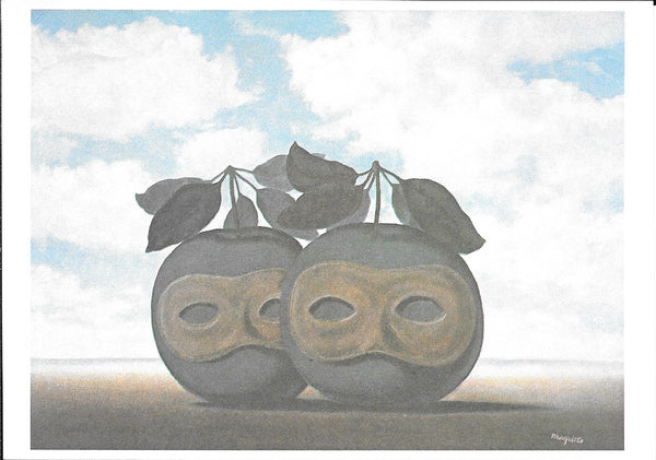 The Hesitation by Magritte - 4 X 6 Inches (10 Postcards)