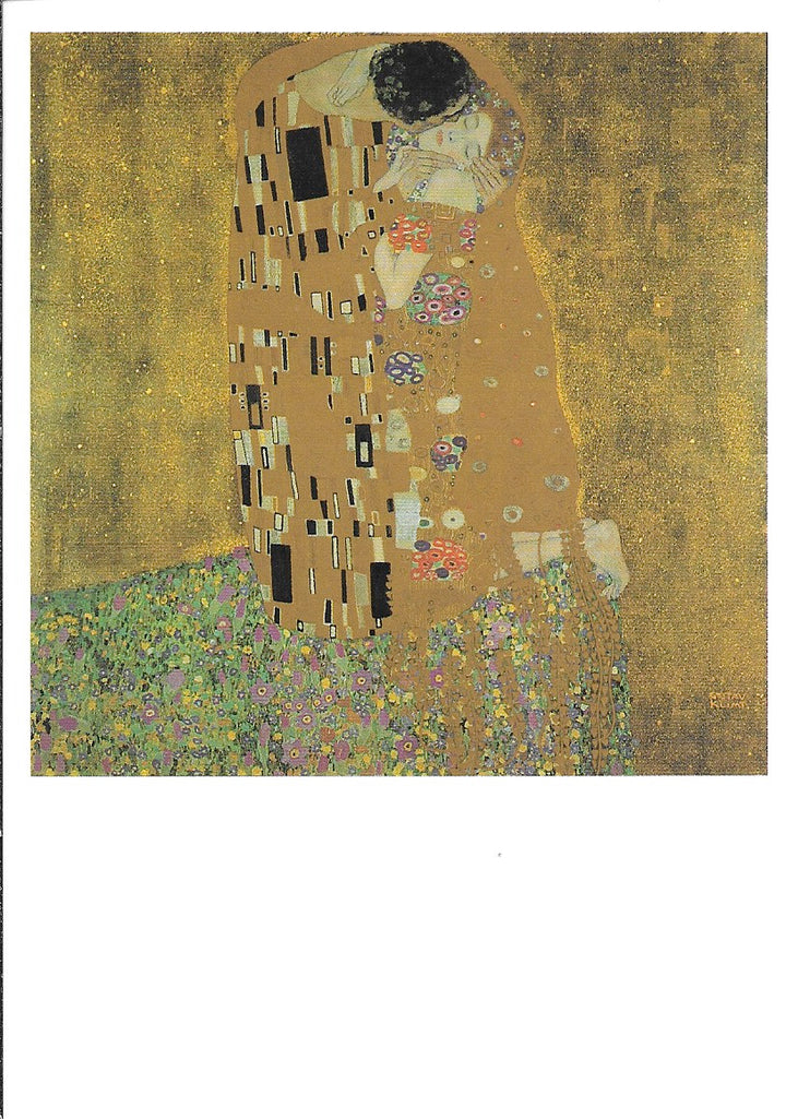 The Kiss by Gustav Klimt - 4 X 6 Inches (10 Postcards)