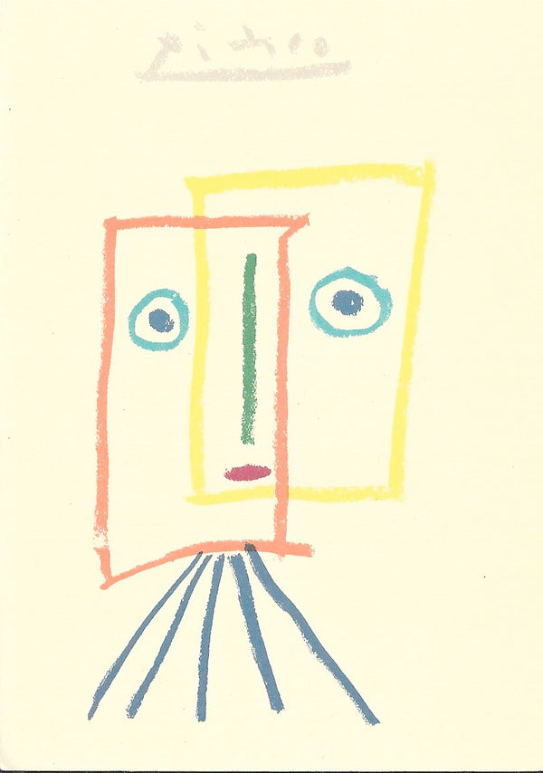 The Muse, 1960 by Pablo Picasso - 4 X 6 Inches (10 Postcards) 
