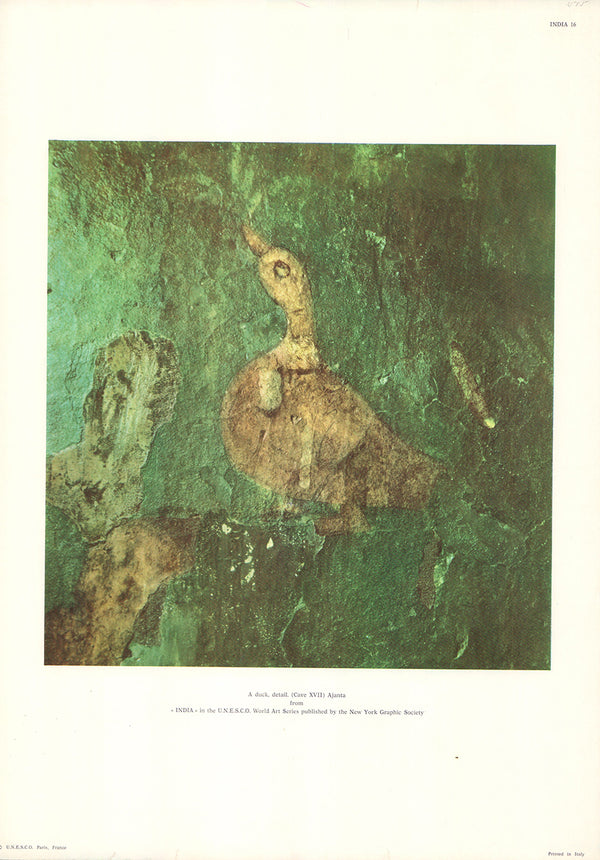 India - Ajanta - 13 X 19 Inches (Offset Lithograph)