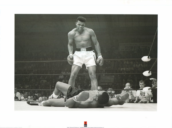 Muhammad Ali Vs. Sonny Liston, 1965 - 24 X 32 Inches (Art Print)