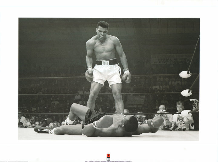 Muhammad Ali Vs. Sonny Liston, 1965 - 24 X 32 Inches (Art Print)