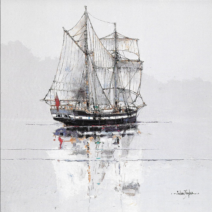 "Under Full Sail" by Julian Taylor - 6 X 6 Inches (10 Postcards)