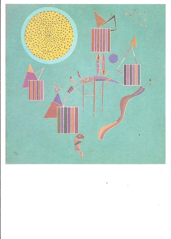 Une Fête Intime, 1942 by Wassily Kandinsky - 4 X 6 Inches (10 Postcards)