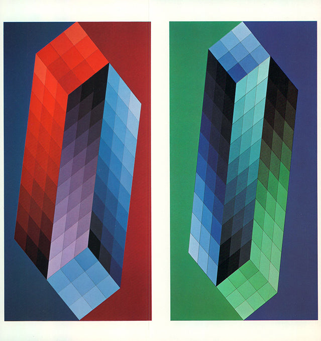 Tampico, 1953 by Victor Vasarely - 20 X 40 Inches (Silkscreen