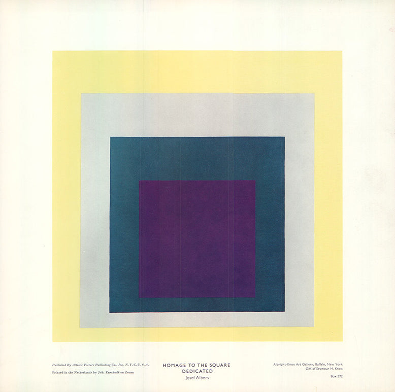 Yellow Climate, 1962 by Josef Albers - 24 X 32 Inches (Art Print