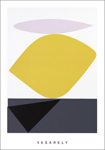 Souzon, 1950 by Victor Vasarely - 28 X 40 Inches - (Silkscreen / Sérigraphie)
