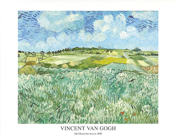 The Level at Auvers, 1890 by Vincent Van Gogh - 28 X 36 Inches (Art Print)