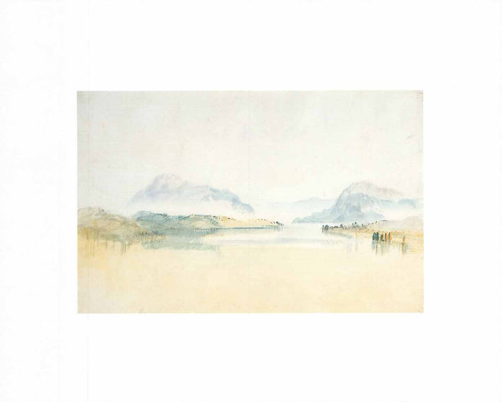 Lake Lucerne, 1830 by Joseph Mallord William Turner - 16 X 20 Inches (Art Print)