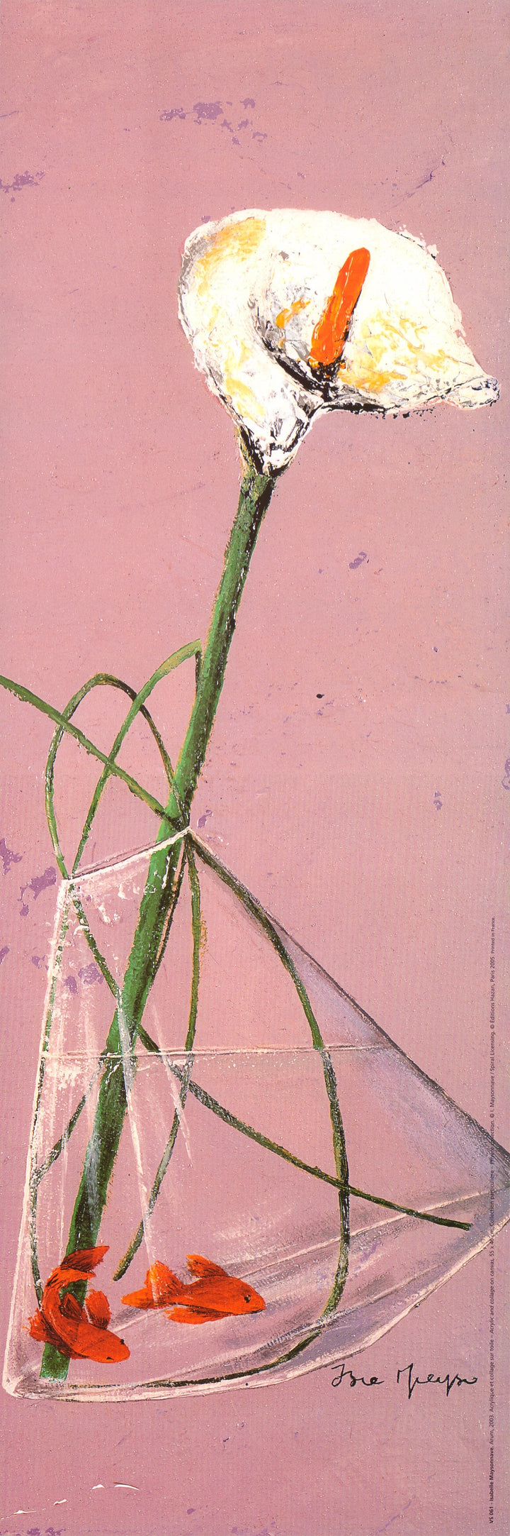 Arum, 2003 by Isabelle Maysonnave - 8 X 24 Inches (Art Print)