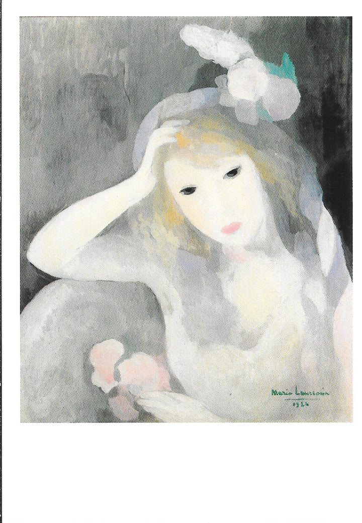 Valentine,1924 by Marie Laurencin - 4 X 6 Inches (10 Postcards)