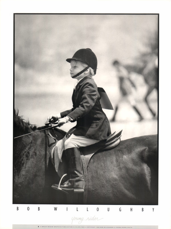 Young Rider, 1989 by Bob Willoughby - 18 X 24 Inches (Art Print)