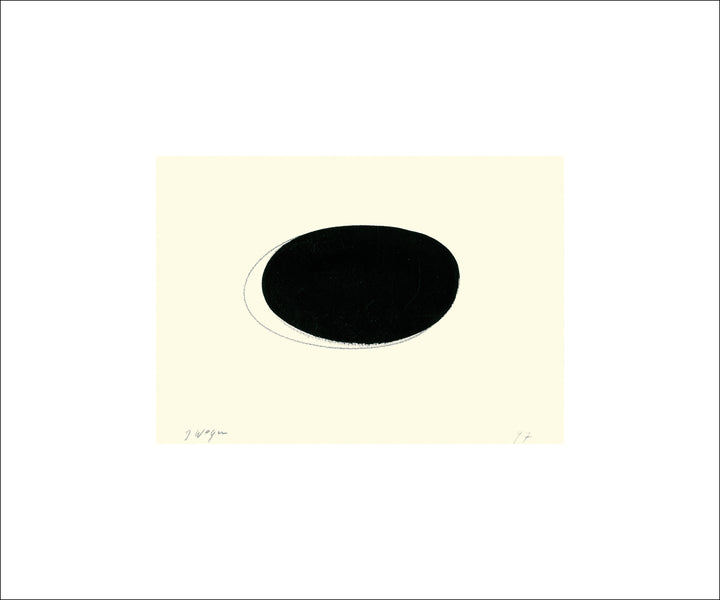 Untitled (Black), 1997 by Jürgen Wegner - 20 X 24 Inches (Silkscreen / Sérigraphie)