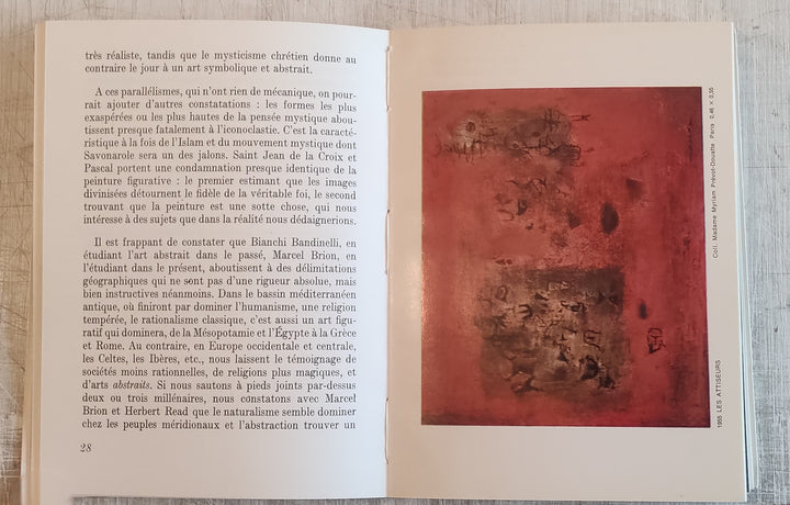 Zao Wou-Ki by Claude Roy (Vintage Softcover Book 1970)