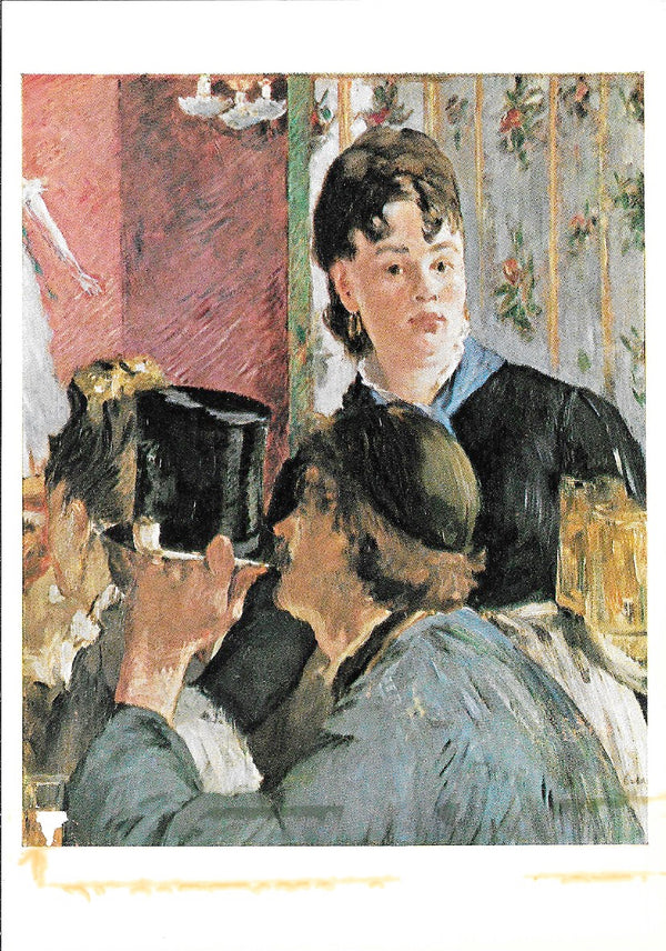 Waitress with Beer Glasses by Edouard Manet - 4 X 6 Inches (10 Postcards)