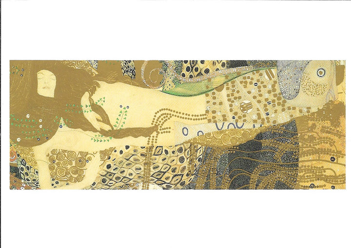 Water Snakes by Gustav Klimt - 4 X 6 Inches (10 Postcards)