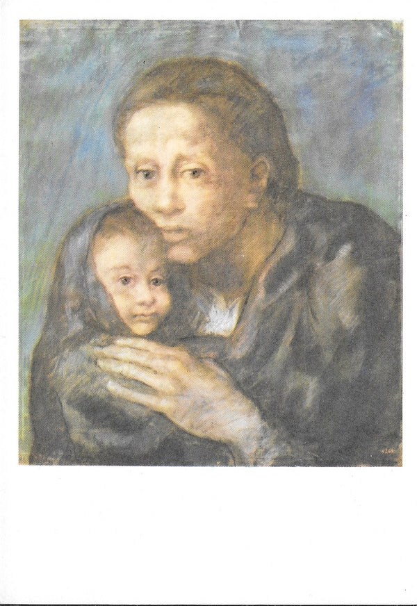 Woman and Child by Pablo Picasso - 4 X 6 Inches (10 Postcards)