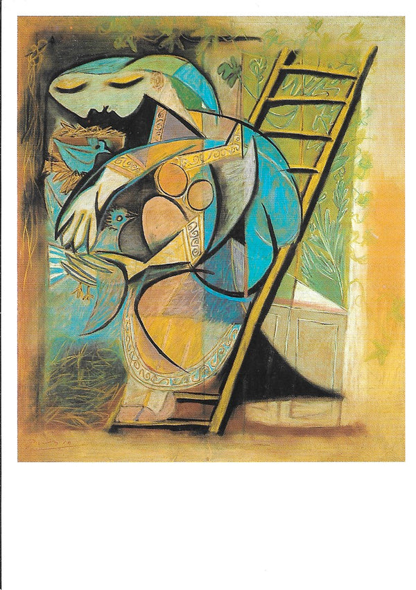 Woman with Birds by Pablo Picasso - 4 X 6 Inches (10 Postcards)
